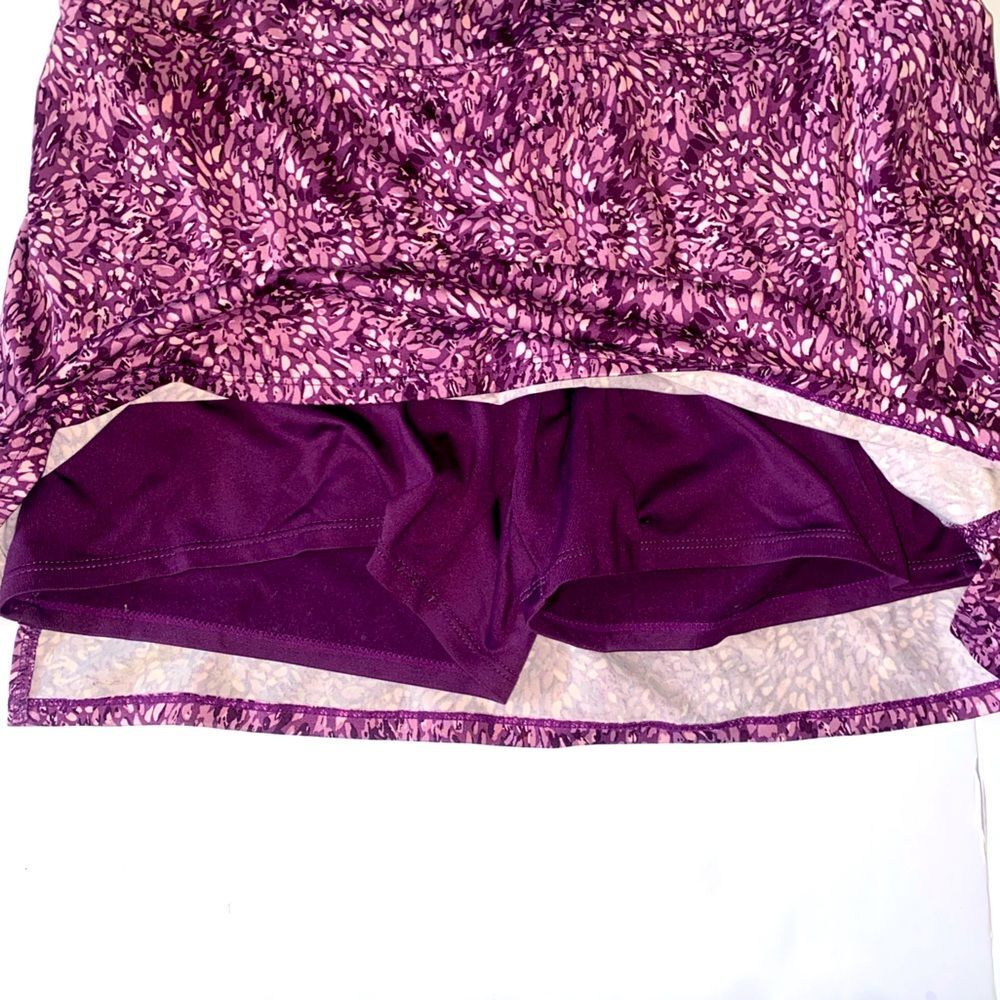 Tranquility Active Skort Purple Print Women’s L - Picture 6 of 11